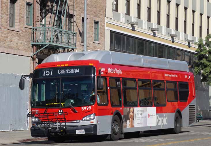 LA Metro Rapid New Flyer Xcelsior XN40 5999